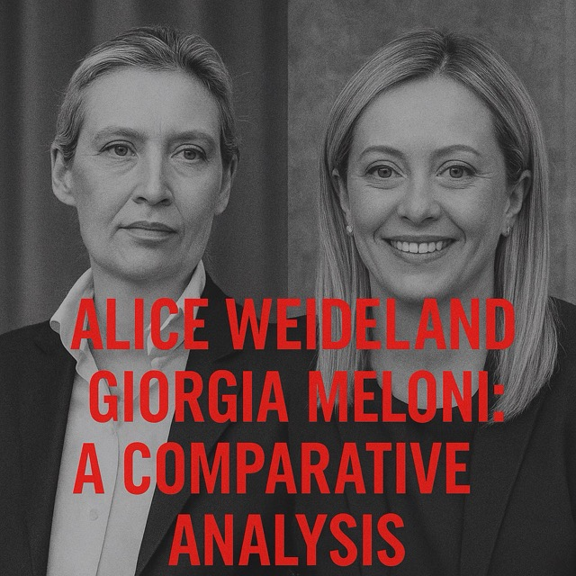 Alice Weidel and Giorgia Meloni: A Tale of Two Nationalisms
