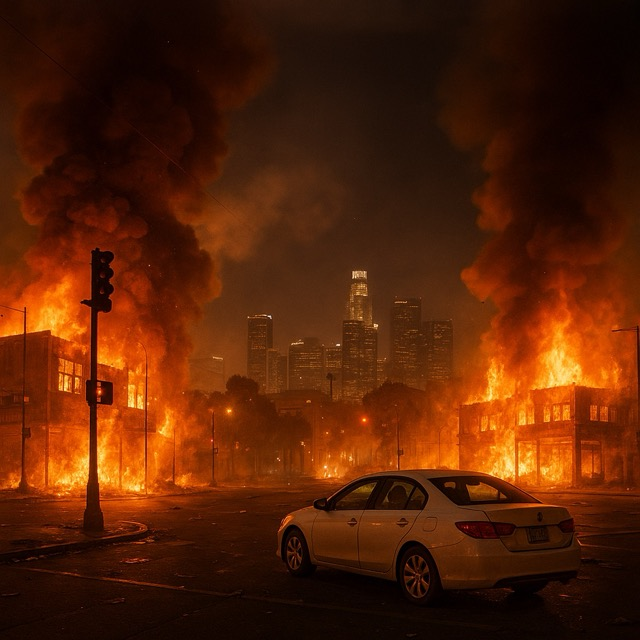 Los Angeles & San Francisco on Fire