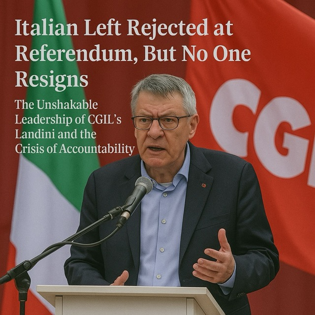 Italian Left Rejected at Referendum, But No One Resigns