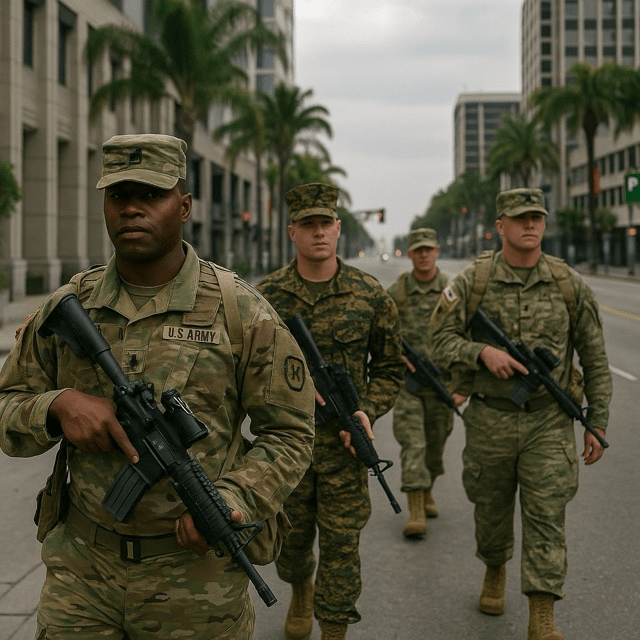 California Deploys Troops: National Guard and Marines to Secure State&nbsp;Cities