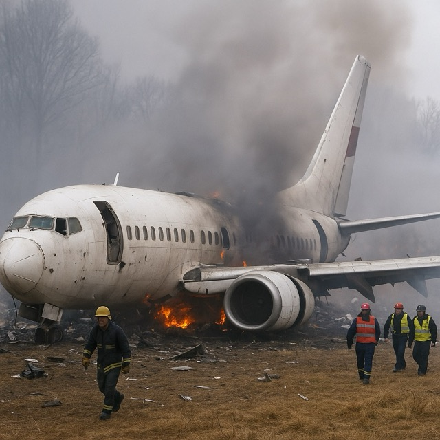 Shattered Skies: Air India Flight to London Crashes Killing Over 240, Terrorist Attack Suspected?