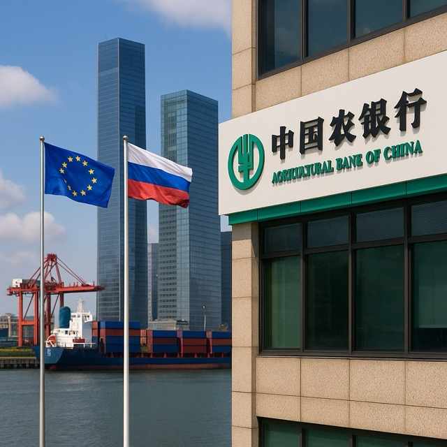 EU Targets Chinese Banks Over Russian Trade Links