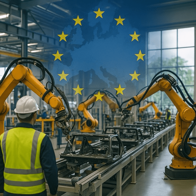 EU Industrial Production Falters in April&nbsp;2025