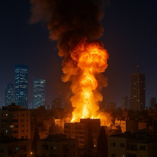 Missiles Rain Down: Iranian Strike Strikes at the Heart of Tel Aviv