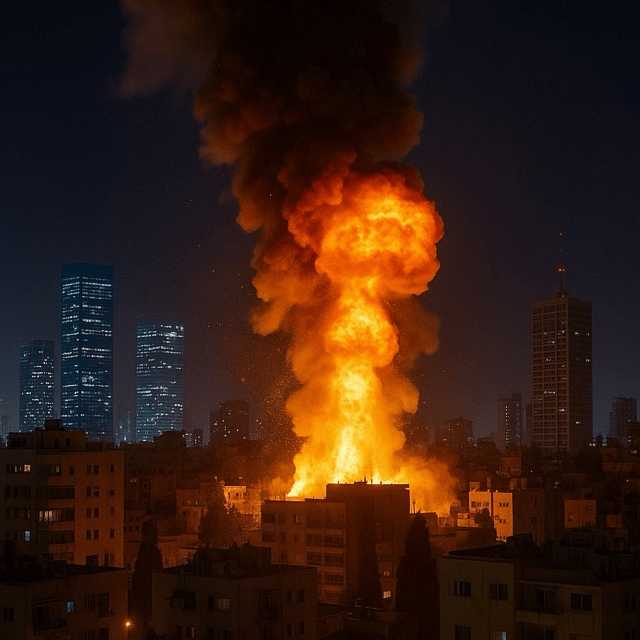 Missiles Rain Down: Iranian Strike Strikes at the Heart of Tel&nbsp;Aviv