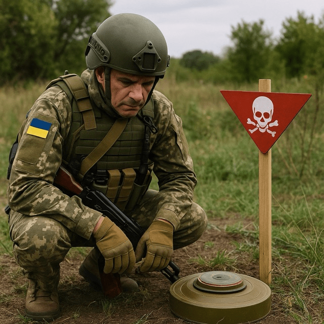 Ukraine Deploys Landmines to Halt Russian&nbsp;Advance