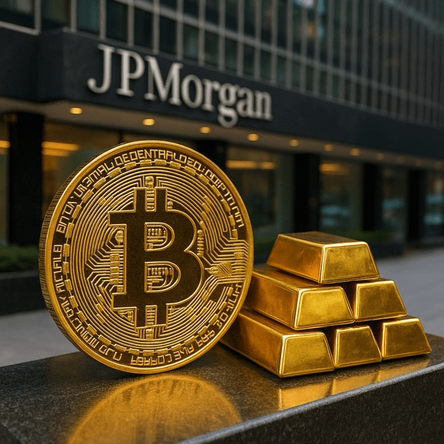 Bitcoin Over Gold? JPMorgan Signals a Strategic Shift in Safe-Haven&nbsp;Assets