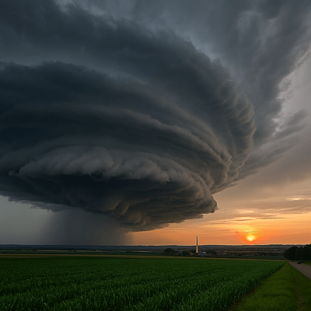 Supercell Thunderstorms over&nbsp;Europe