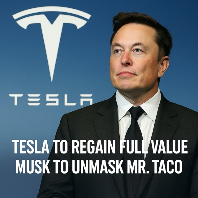 Tesla’s Comeback and Musk’s Crusade to Unmask Mr. TACO
