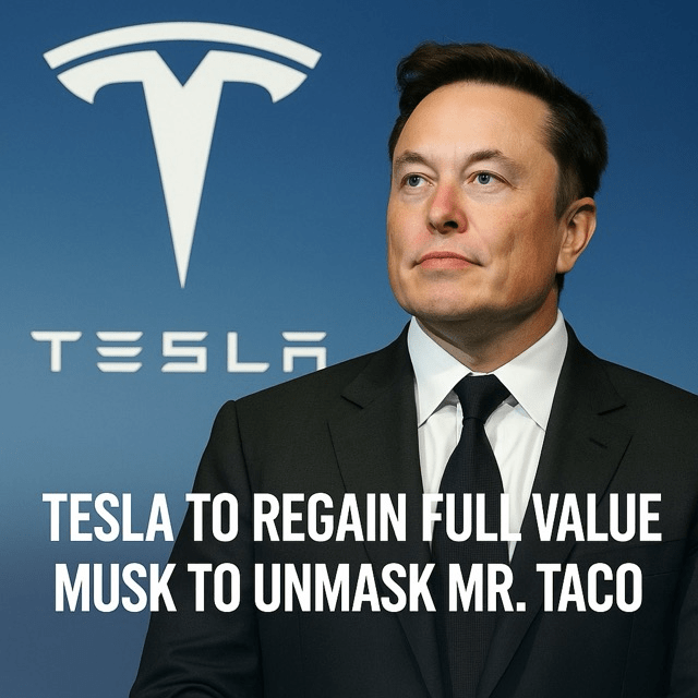 Tesla’s Comeback and Musk’s Crusade to Unmask Mr.&nbsp;TACO