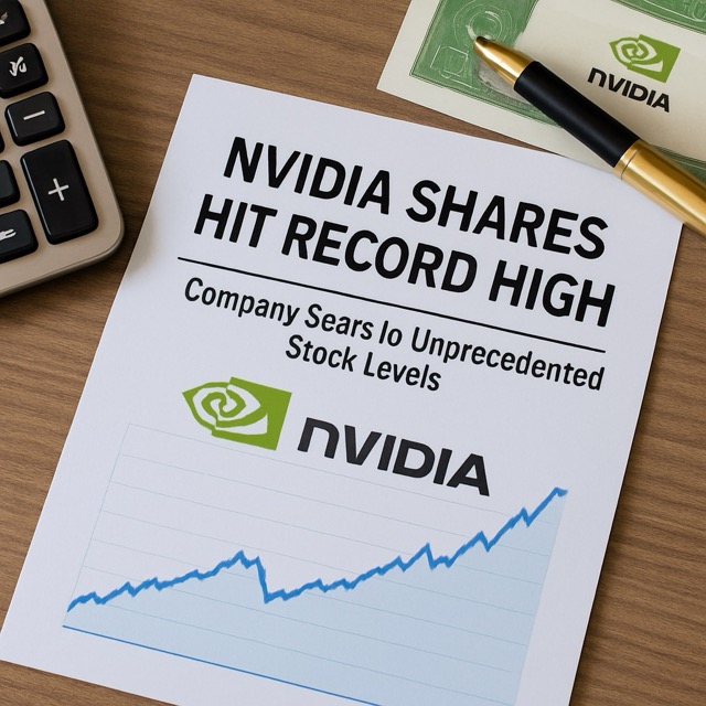 NVIDIA Hits Record High as Shares&nbsp;Surge