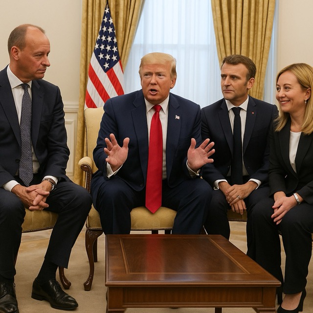 Merz in Washington: Decoding the Body Language of European Leaders in Talks with Trump