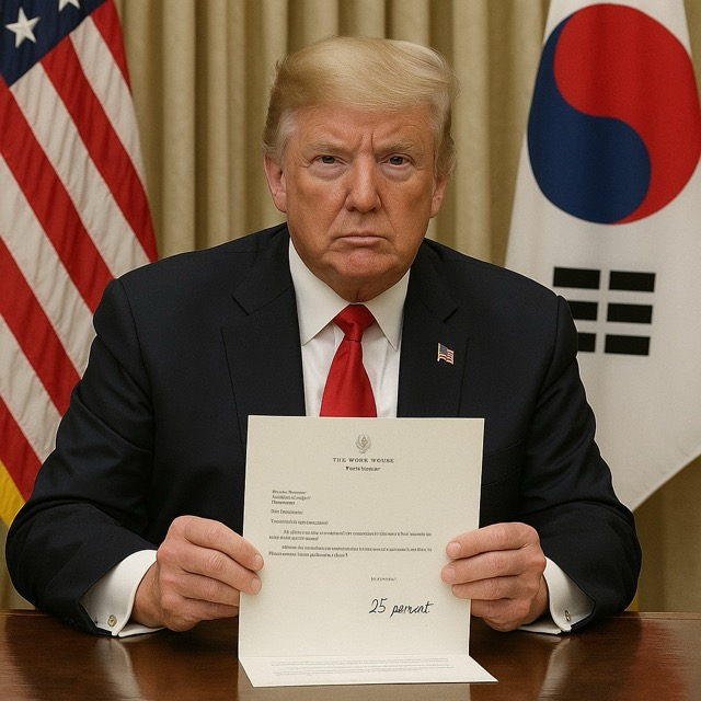 Trump Sends Trade Shockwaves: 25% Tariff Letters Delivered to Japan and South Korea
