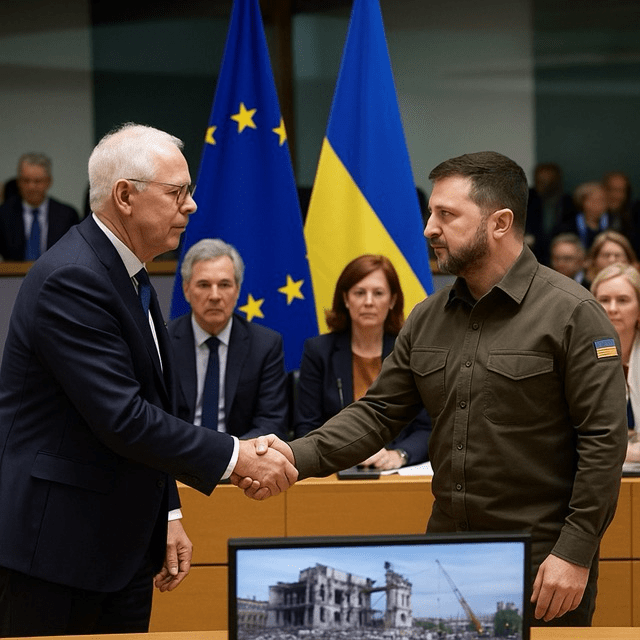 Europe Pledges €10 Billion at Rome Summit to Rebuild&nbsp;Ukraine