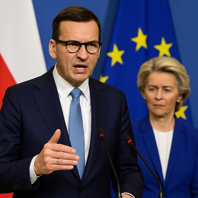 Diplomatic Disappointment: Morawiecki Blasts von der Leyen’s Failure to Engage Trump