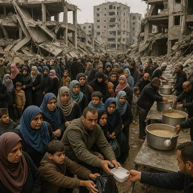 Gaza Under Fire: Hunger and Death in the Line of Aid