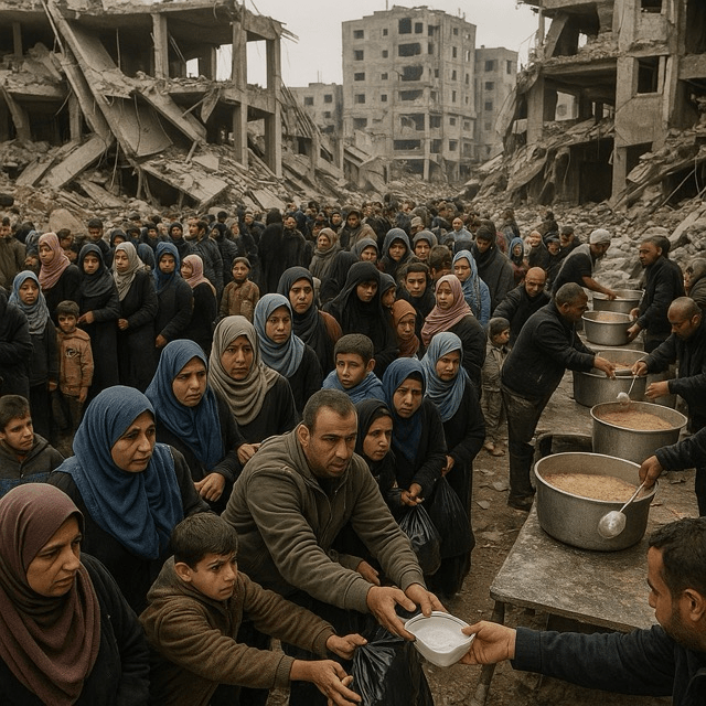 Gaza Under Fire: Hunger and Death in the Line of&nbsp;Aid