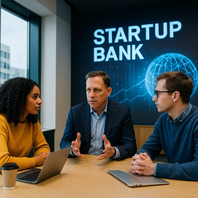 Silicon Valley Titans Back New Bank for Start-Ups