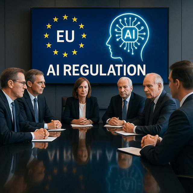 Top European CEOs Urge EU to Halt AI Act Over Competitiveness&nbsp;Fears