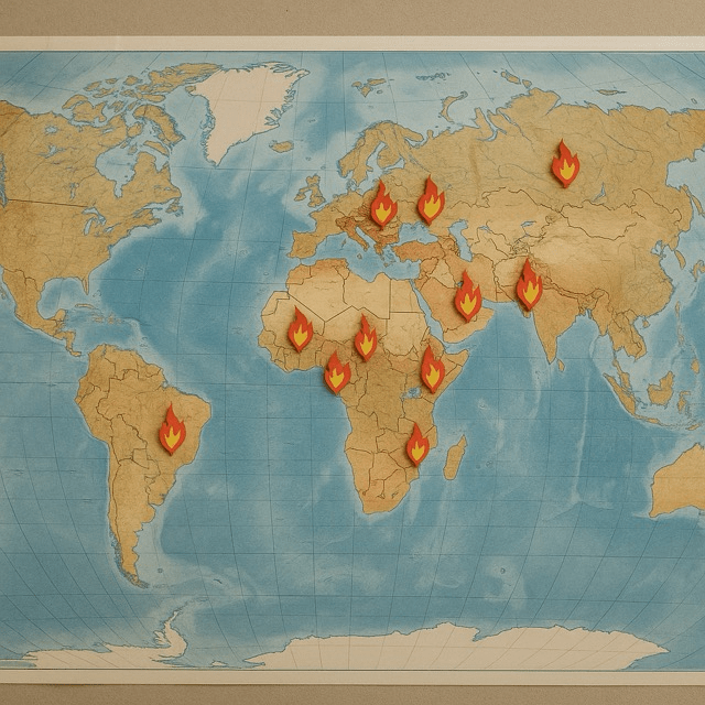 Beyond Ukraine and the Middle East: 56 Conflicts Burning Across the&nbsp;Globe