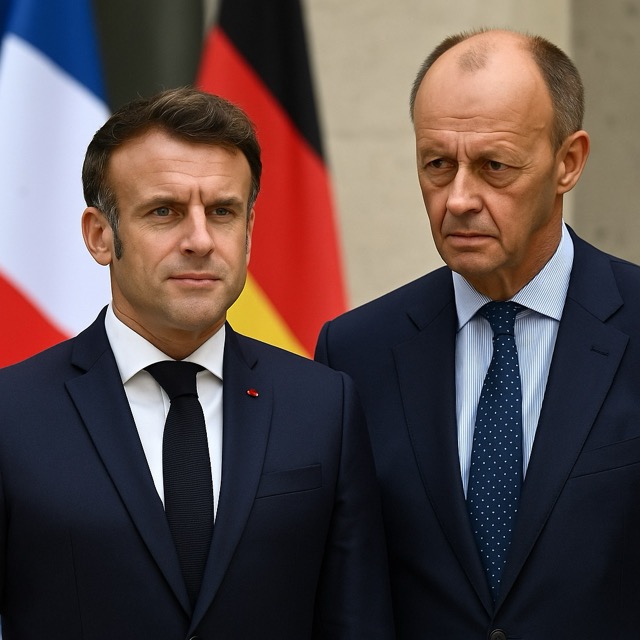 Macron Visits Berlin to Mend Franco-German Rift Over Fighter Jet Project