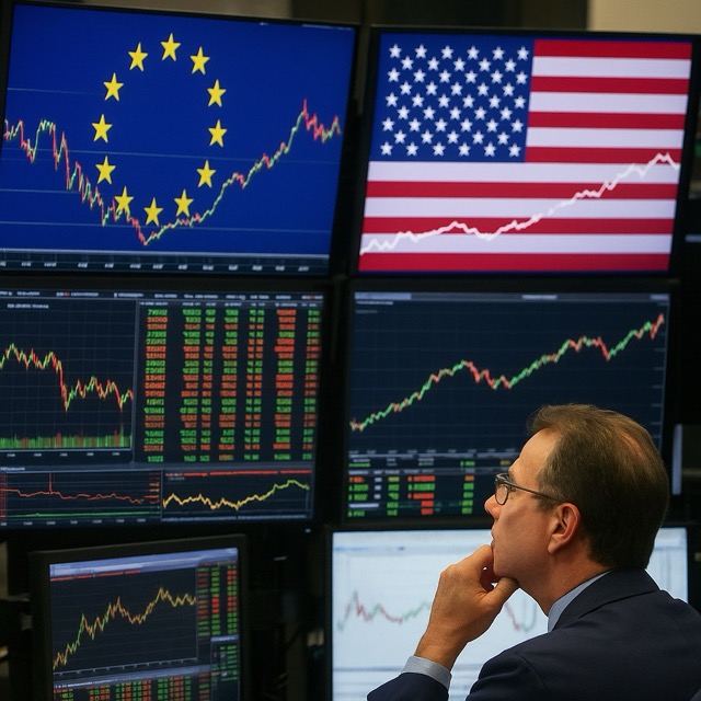 Lagging Behind: European Stocks Falter as US Rivals Soar in&nbsp;Q2