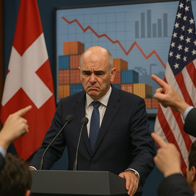 Swiss President Under Fire as U.S. Imposes Sudden 39%&nbsp;Tariff