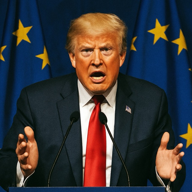 Trump Warns EU of 35% Tariffs: “Kneeling Won’t Help”