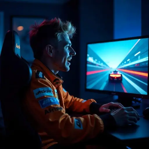 The Double Life of Lando Norris: Racing Rivalries and Gaming Frenzies