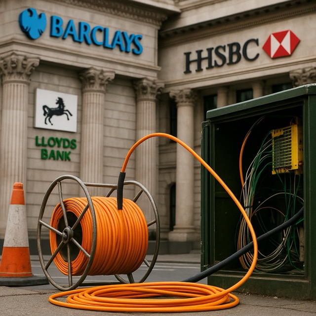 UK Banks Brace for Heavy Losses Amid Broadband Sector Turmoil