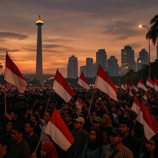 Indonesia’s Unrest Tests Prabowo’s Economic Gamble