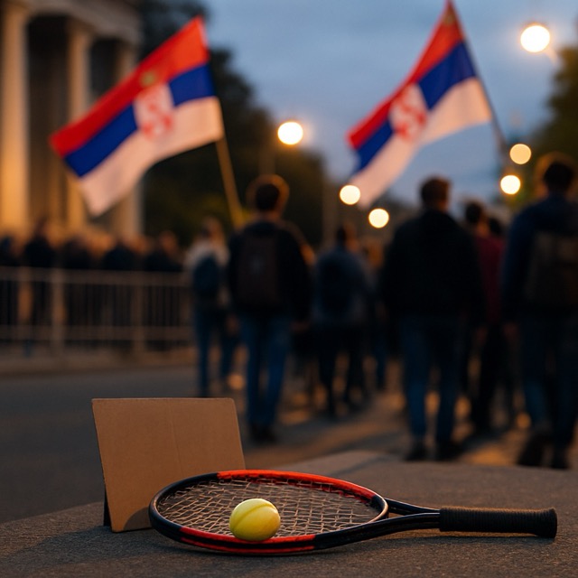 Novak Djokovic Picks a Side: With Serbia’s Students, Against the&nbsp;Strongman