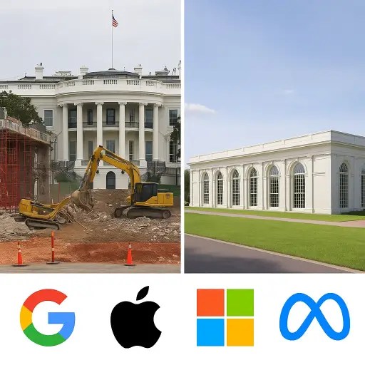 Tech Titans Foot the Bill for White House Ballroom Makeover — With Some Critics Crying&nbsp;Foul