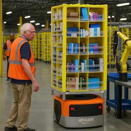 Sanders Takes Aim at Bezos Over Automation at&nbsp;Amazon