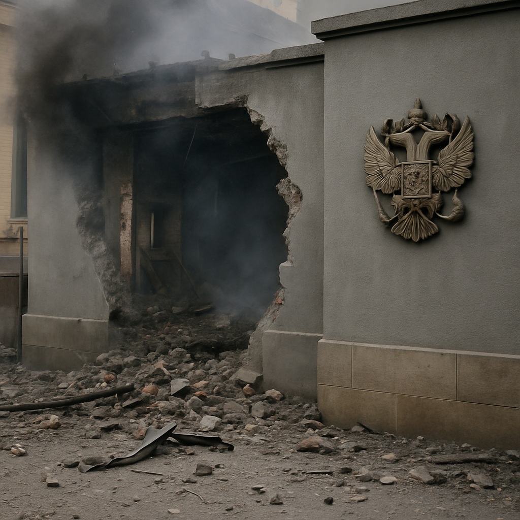 Azerbaijan Lodges Formal Protest Against Russia After Strike Hits Kyiv&nbsp;Embassy
