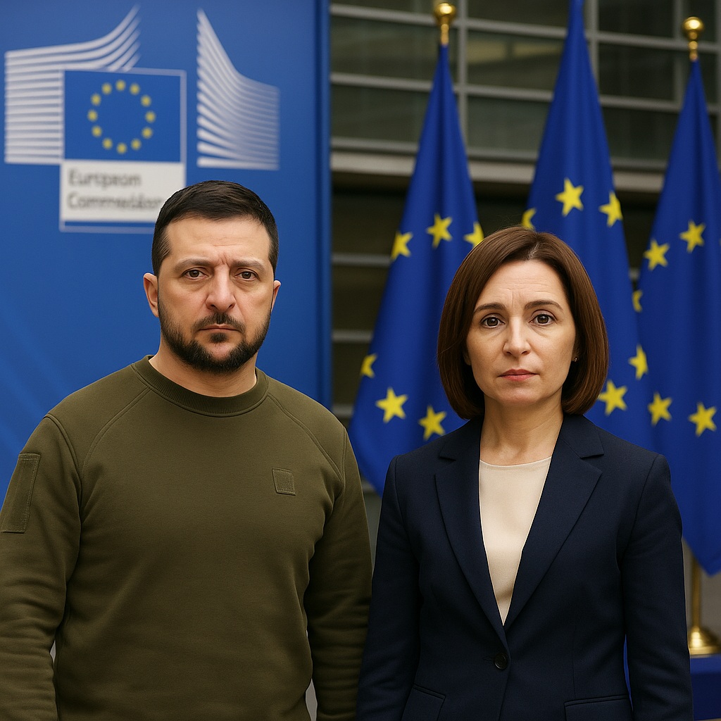 Leaders Press Brussels: Zelenskyy and Sandu Push for EU Membership by&nbsp;2030