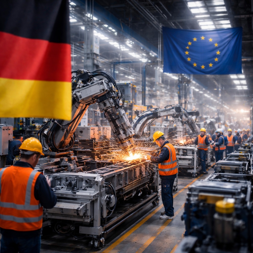 Euro Zone Industry Finds New Momentum as Growth&nbsp;Broadens