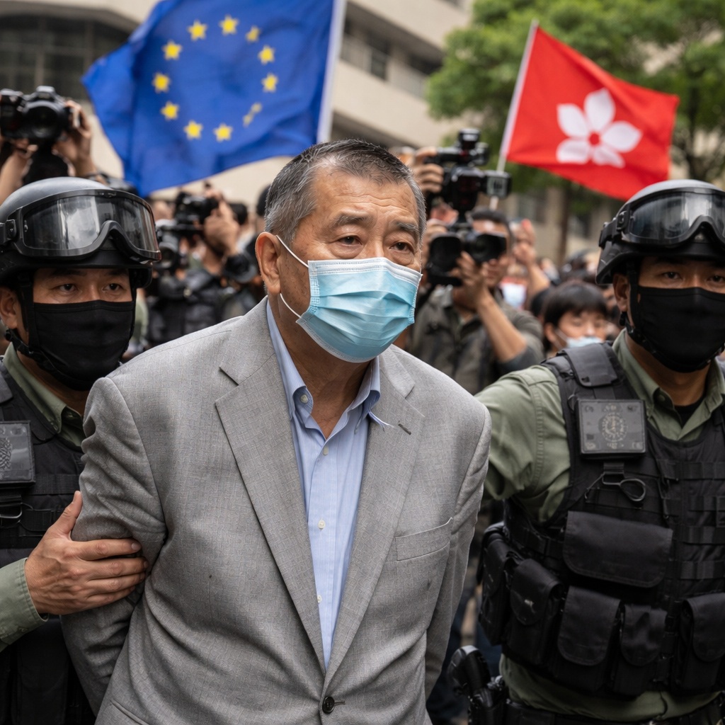 EU Sees Jimmy Lai Conviction as Emblematic of Democracy&nbsp;Erosion