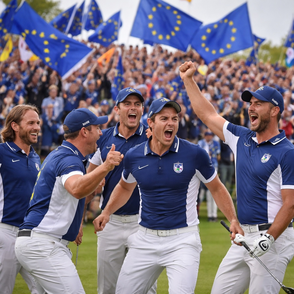 Ryder Cup Day Two: Europe’s Commanding March Leaves U.S.&nbsp;Reeling