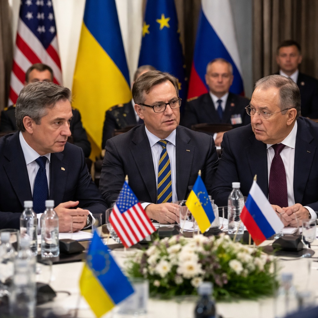 Kremlin Criticises European and Ukrainian Efforts to Amend U.S. Peace&nbsp;Plan