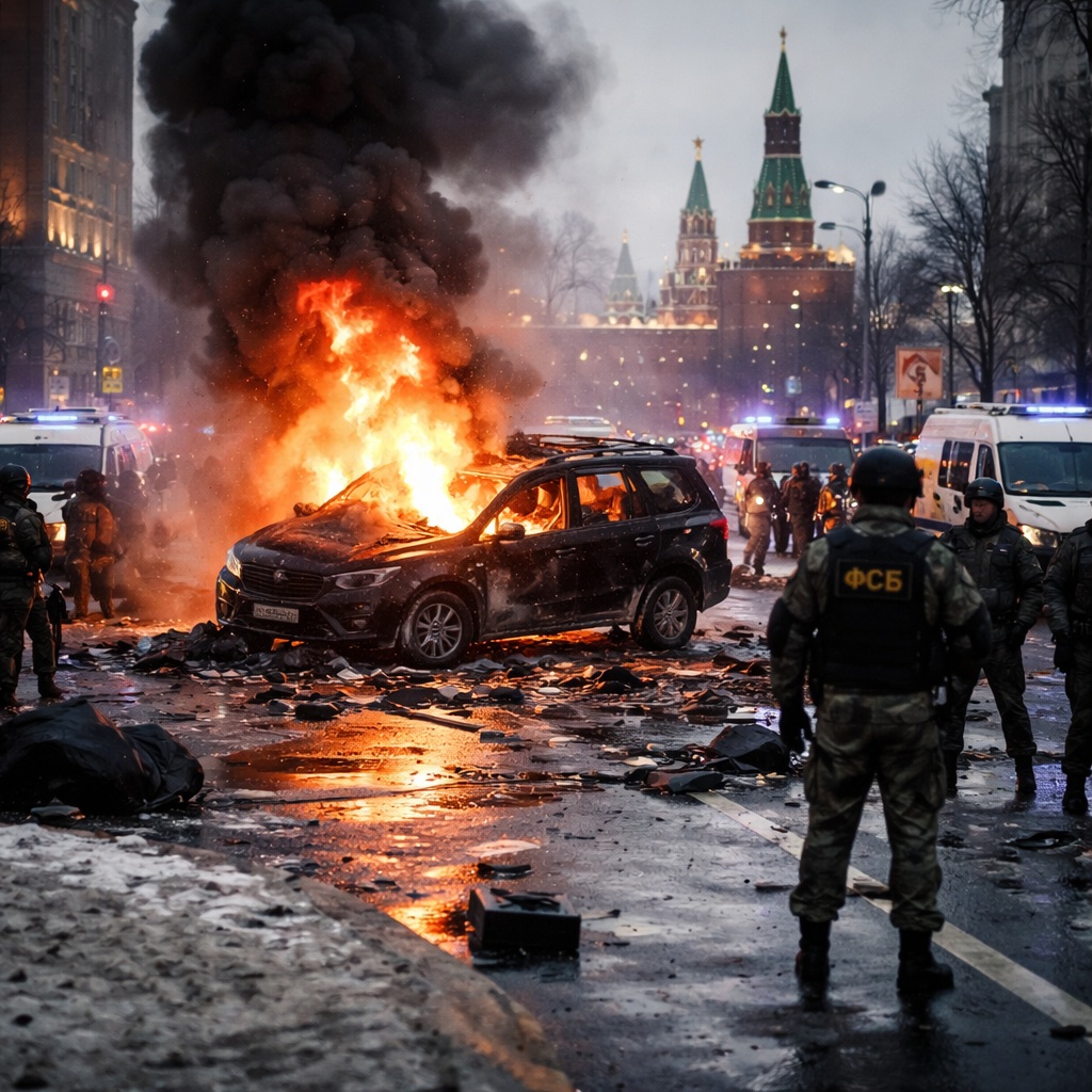 Car Bomb Kills Russian General in Moscow Amid Escalating War&nbsp;Tensions