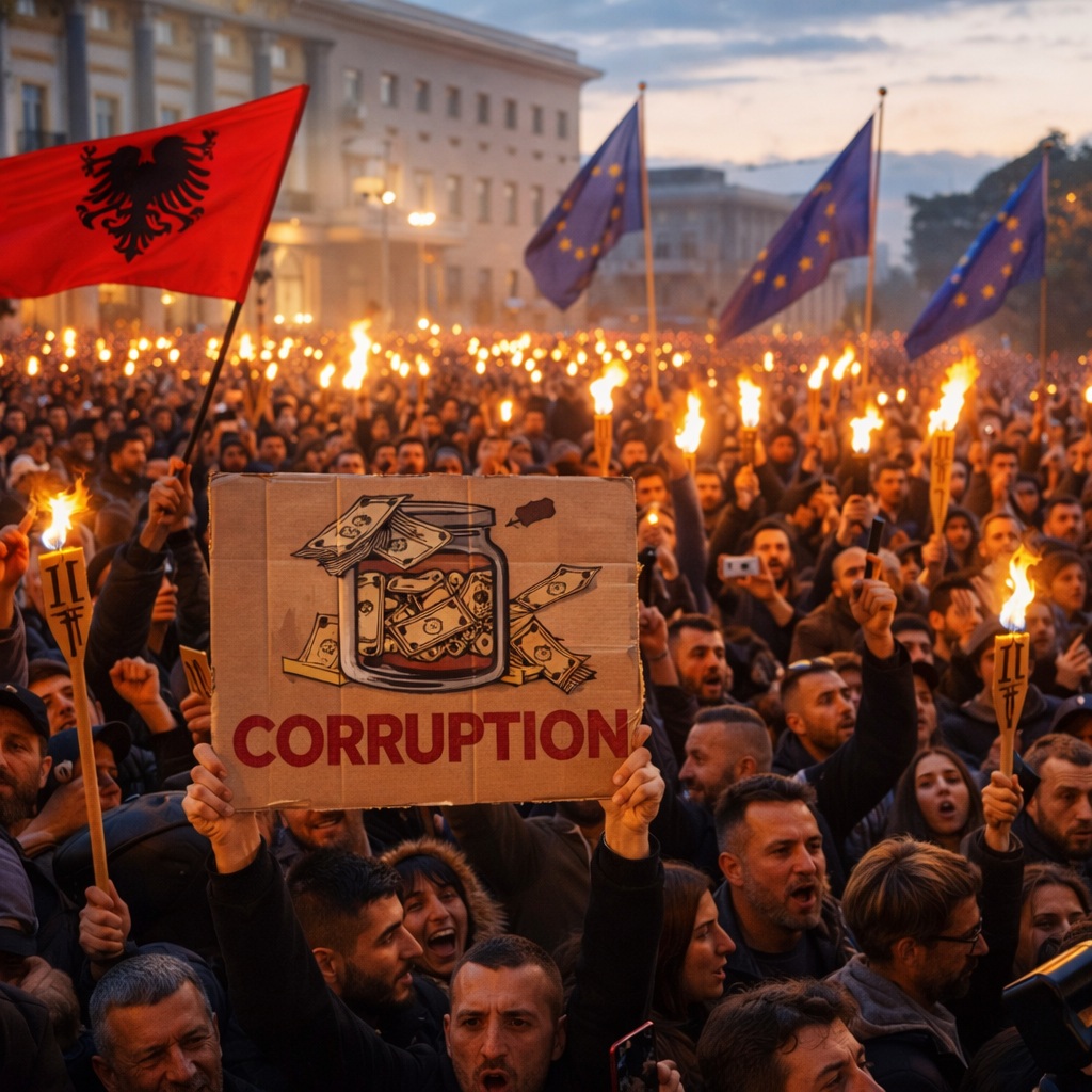 Protests Erupt Across Albania as Corruption Allegations Rock&nbsp;Government