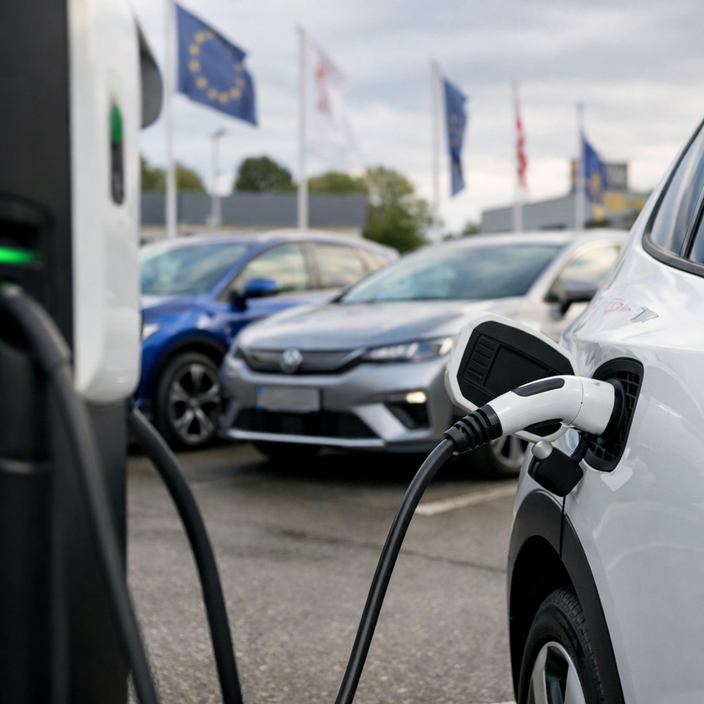 European Car Sales Extend Gains for a Fifth Month as EVs Lead the&nbsp;Charge