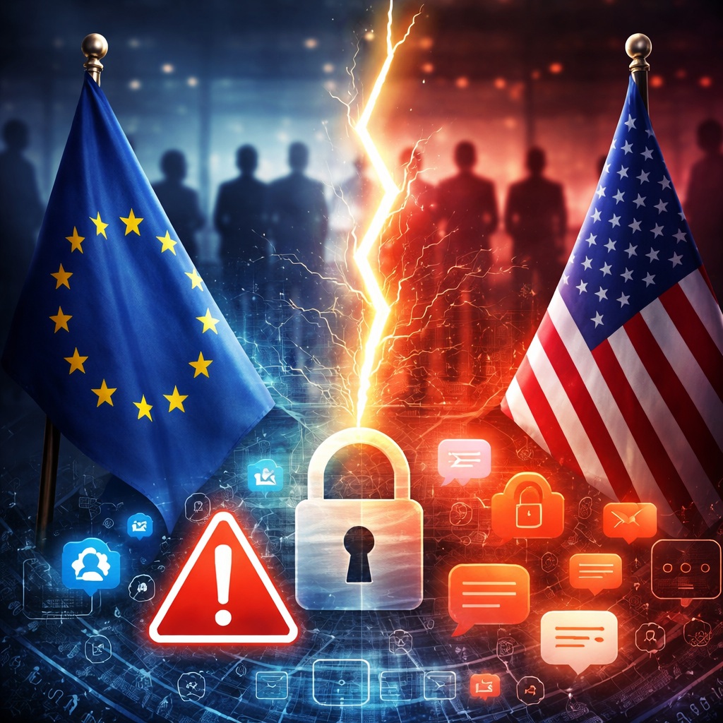 EU, France, Germany Condemn U.S. Visa Bans Over Digital Policy&nbsp;Clash