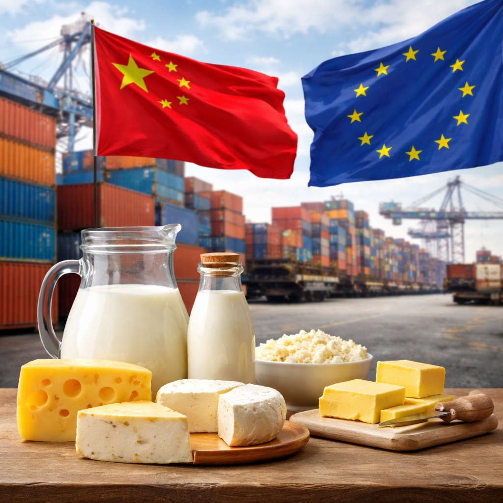 China Broadens Trade Conflict with Provisional Tariffs on EU Dairy&nbsp;Products