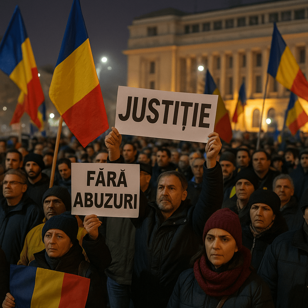 Thousands of Romanians Protest Alleged Judicial&nbsp;Abuses