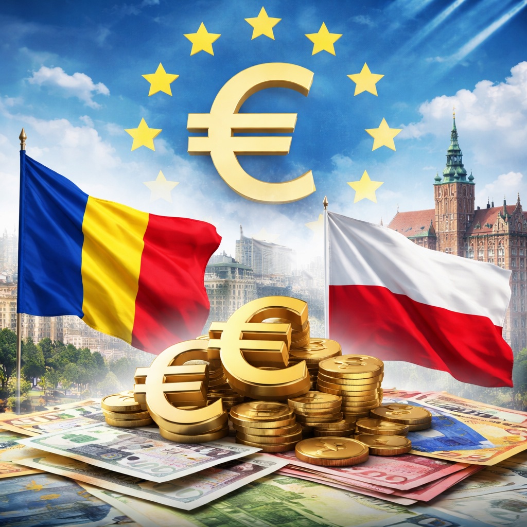 Romania and Poland Face Eurozone Prospects Amid Fiscal and Political&nbsp;Hurdles