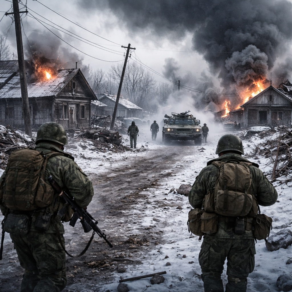 Winter Lines Shift in Eastern Ukraine as Russian Forces Claim Village&nbsp;Gains