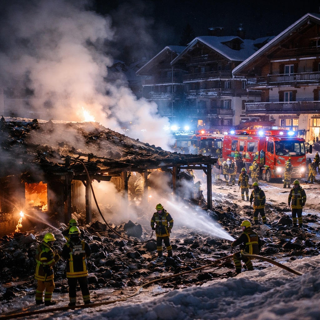 Fire in Alpine Night: Switzerland Mourns After Deadly Resort&nbsp;Blaze