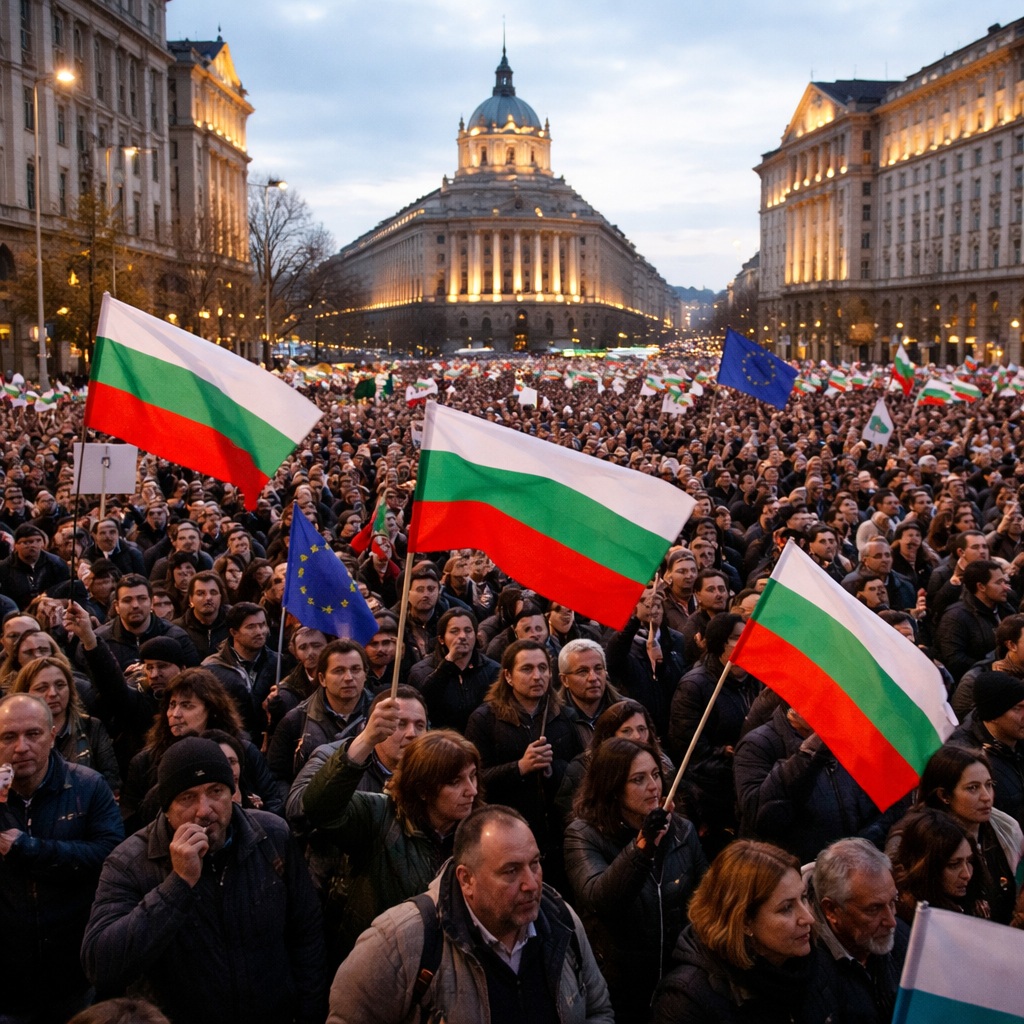 Thousands Protest in Bulgaria Calling for Fair&nbsp;Elections